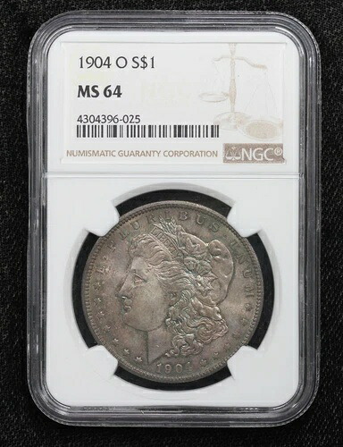 1904-O モルガン・ダラー NGC MS-64 トーン 2078
