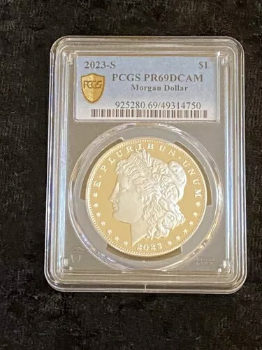 2023年 モルガン シルバーダラー プルーフ シルバー PCGS PR69