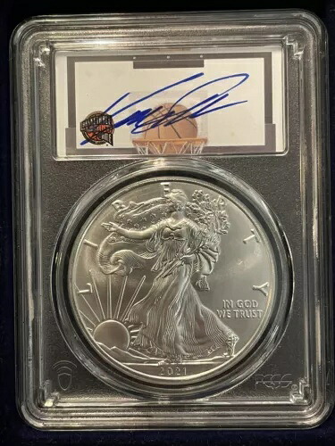 2021-(S) シルバー アメリカンイーグル $1 PCGS MS70 ドミニク・ウィルケンス T1