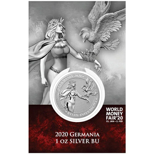 5マルク ゲルマニア WMF ベルリン世界貨幣博覧会版 1オンス シルバー BU 2020｜WORLD RESOURCE【KING店】