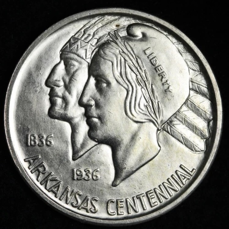 1937-S アーカンソー シルバー ハーフドル BU *未流通* MS E306 ZTCCM｜WORLD RESOURCE【KING店】
