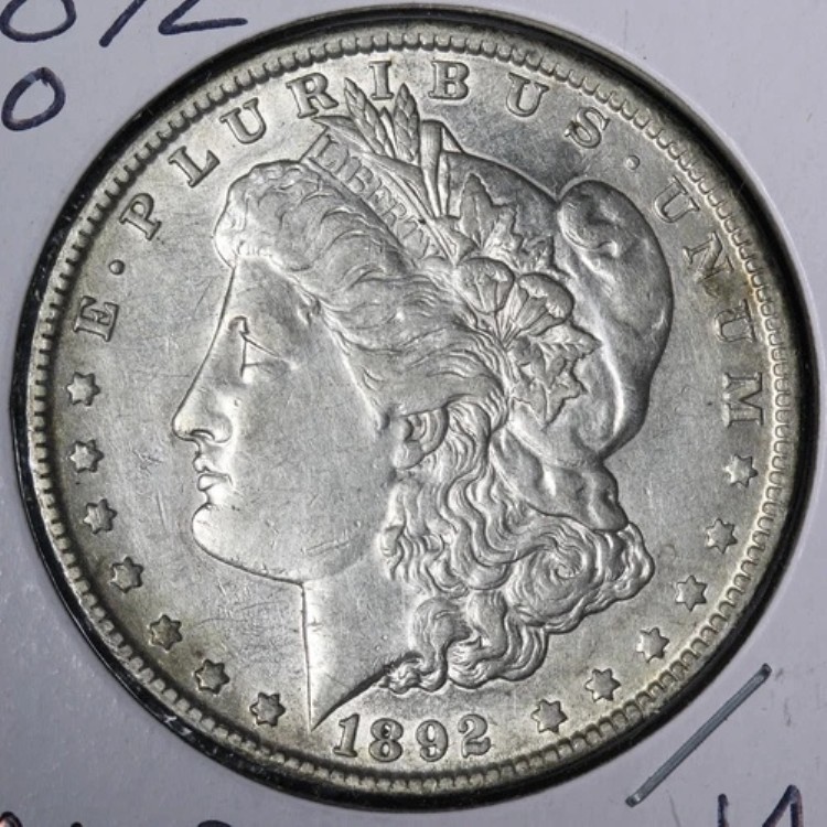 1892-O モルガン銀貨 AU+ E362 AQBS｜WORLD RESOURCE【KING店】