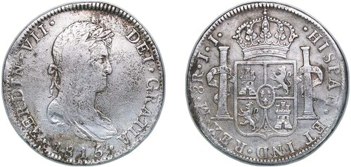 メキシコ 1815 Mo JJ 8 Reales シルバー 903 VF｜WORLD RESOURCE【KING店】