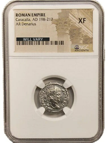 NGC XF 銀貨 カラカラ帝のデナリウス 紀元198-217年 古代ローマ｜WORLD RESOURCE【KING店】