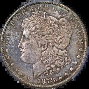 1878-S モルガン銀貨 PCGS MS64 光沢 強打｜WORLD RESOURCE【KING店】