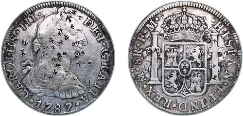 メキシコ 1787 Mo FM 8 Reales シルバー 896 VF｜WORLD RESOURCE【KING店】