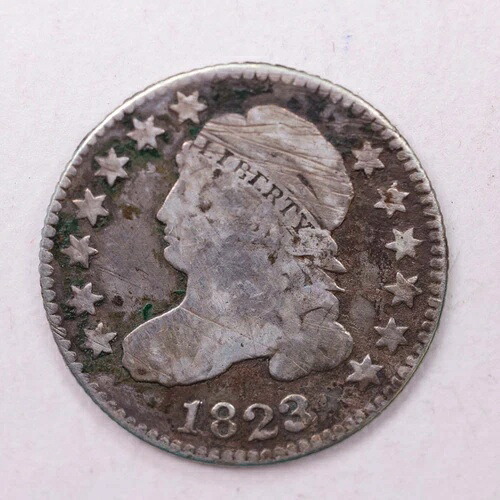 1823年製キャップバストダイム、非常に良い状態、店頭販売番号18941｜WORLD RESOURCE【KING店】