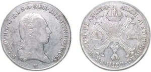 ベルギー 1794 H 1 クローネンターラー シルバー 873 XF｜WORLD RESOURCE【KING店】