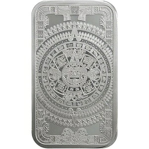 5オンス アステカカレンダー シルバーバー（新品）｜WORLD RESOURCE【KING店】