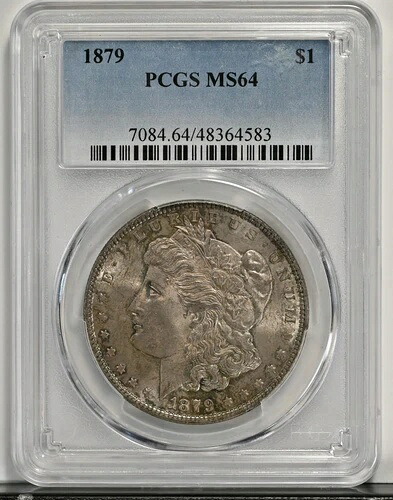 1879年 モーガン PCGS MS64 グレード シルバードル MS 64 ナイスオリジナルコイン 7084｜WORLD RESOURCE【KING店】
