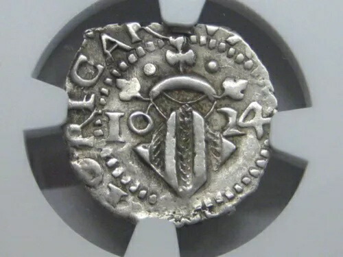 1624 フィリップ 4 世 レアル COB NGC AU DIECIOCHENO バレンシア スペイン植民地時代 1600 年代