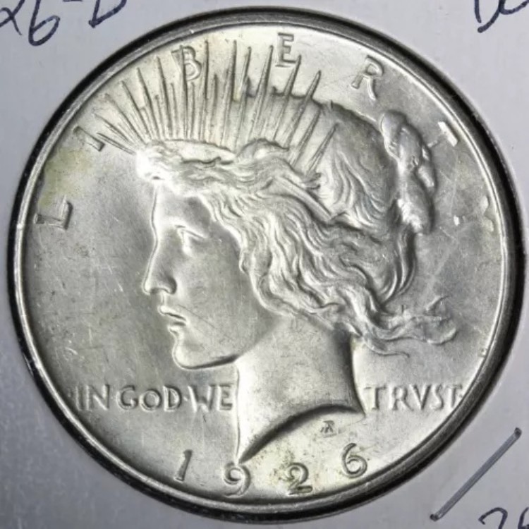 1926-D ピースシルバーダラー BU *未流通* MS E387 WAPR｜WORLD RESOURCE【KING店】