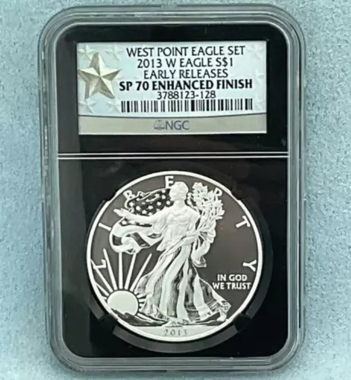 2013 Wイーグル ウェストポイント イーグルセット 早期リリース S$1-SP 70 NGC