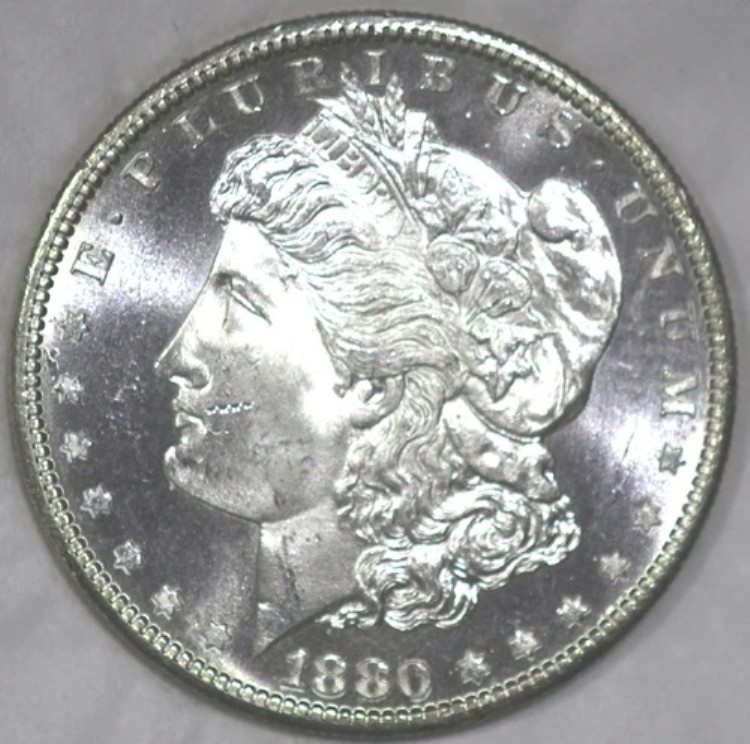 1880-S モルガン銀貨 90%銀、未使用プルーフ、写真の通り [SN01]｜WORLD RESOURCE【KING店】