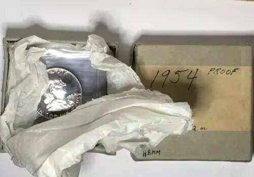 1954年米国造幣局発行プルーフセット（OGP入り）&hellip;オリジナルボックスとペーパーバック付き。送料無料｜WORLD RESOURCE【KING店】