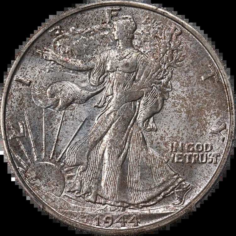 1944-S ウォーキング・リバティ・ハーフ PCGS MS65 素晴らしい外観 素晴らしい打痕 素晴らしい光沢｜WORLD RESOURCE【KING店】
