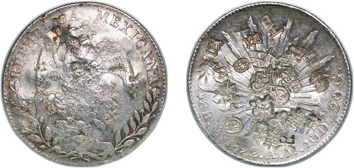メキシコ 1892 Mo AM 8 Reales シルバー 903 VF｜WORLD RESOURCE【KING店】