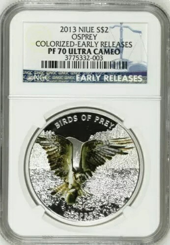 2013年オスプレイNGC PF 70ウルトラカメオ$2 NIUE早期リリースカラー化｜WORLD RESOURCE【KING店】