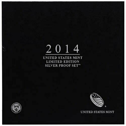 2014年限定版シルバープルーフセット ブラックボックス&COA 7枚のコインとシルバーイーグル|WORLD RESOURCE【KING店】