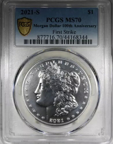 2021-S モルガン・ダラー PCGS MS70 ファースト・ストライク・モルガン 100周年記念｜WORLD RESOURCE【KING店】