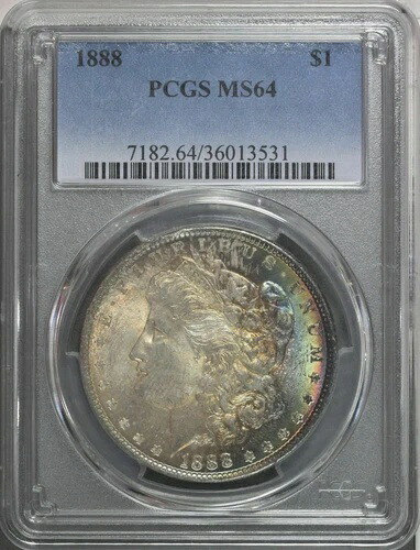 1888年モルガン・ダラー PCGS MS 64｜WORLD RESOURCE【KING店】