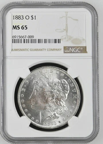 1883年 O モルガン銀貨 NGC MS-65｜WORLD RESOURCE【KING店】