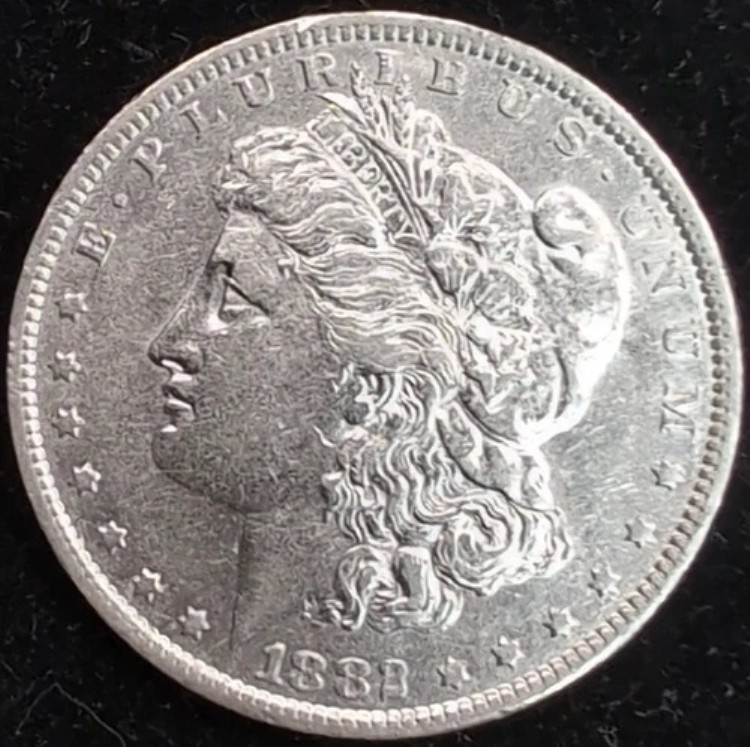 1882年 モルガン・ダラー銀貨 O/S 1ドル US (S155)