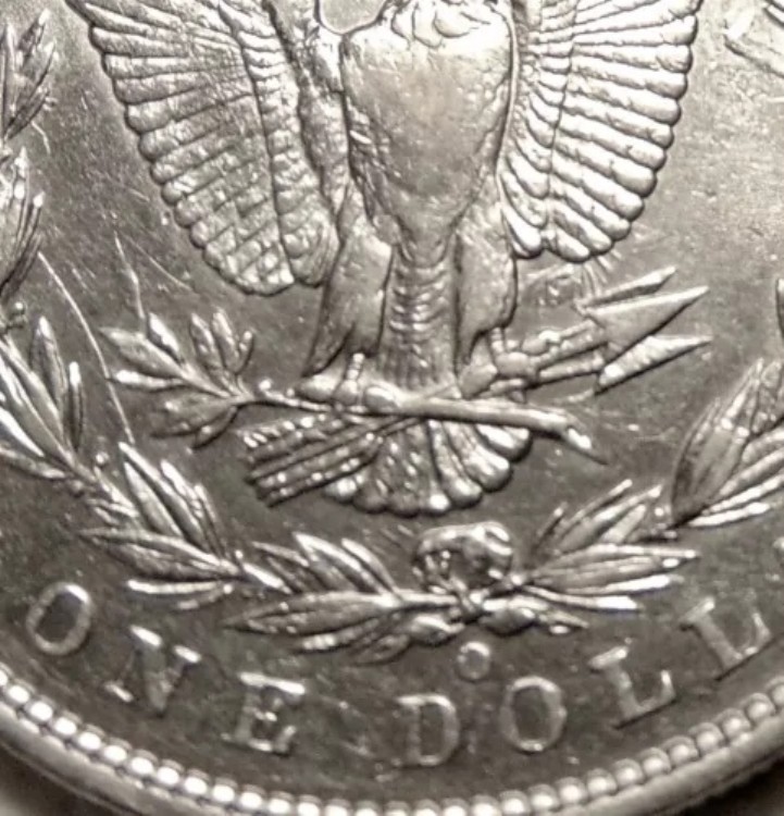 1886-O モルガン銀貨 - VAM-1A 衝突型「E」 - シャープな外観のコイン