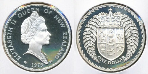 楽天市場】2007年 ニュージーランド 1ドル プルーフ銀貨幣