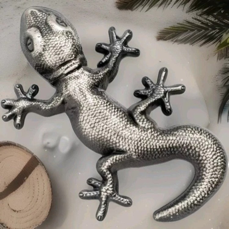 2018年 パラオ 5ドル **GECKO** アンティーク 1オンス .999 シルバーコイン|WORLD RESOURCE【KING店】