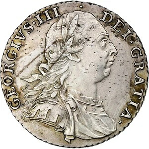 [#1510643] イギリス、ジョージ3世、シリング、1787年、ロンドン、シルバー、MS、スピンク