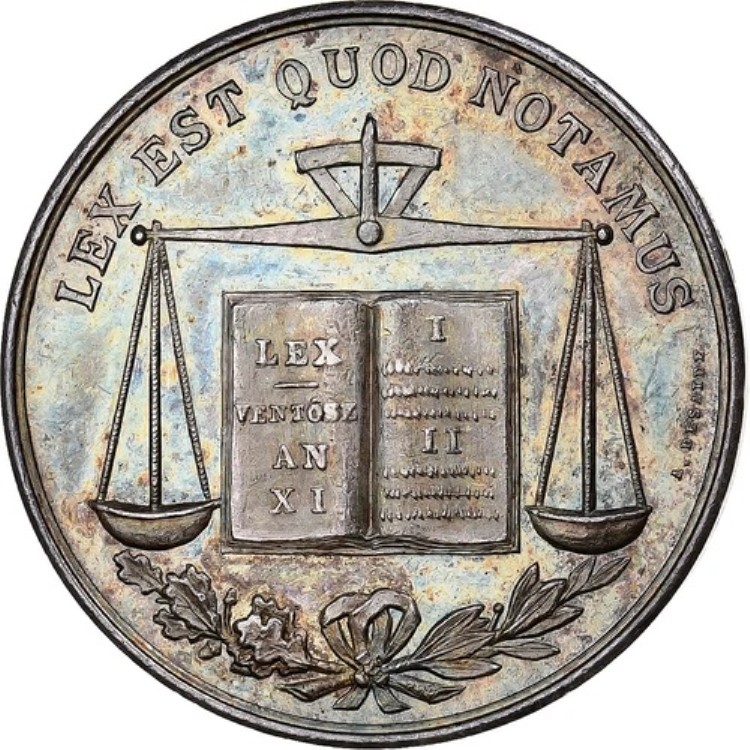 [#1503233] フランス、トークン、Notaires de l'Arrondissement de Marennes、1902 年、銀｜WORLD RESOURCE【KING店】