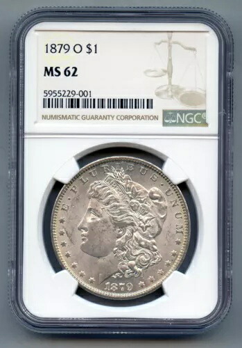 1879 O モルガン銀貨 NGC MS 62|WORLD RESOURCE【KING店】