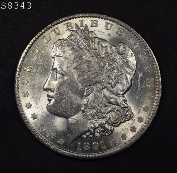 1891年 モルガン銀貨「CH BU」 *1点目以降は送料無料*｜WORLD RESOURCE【KING店】