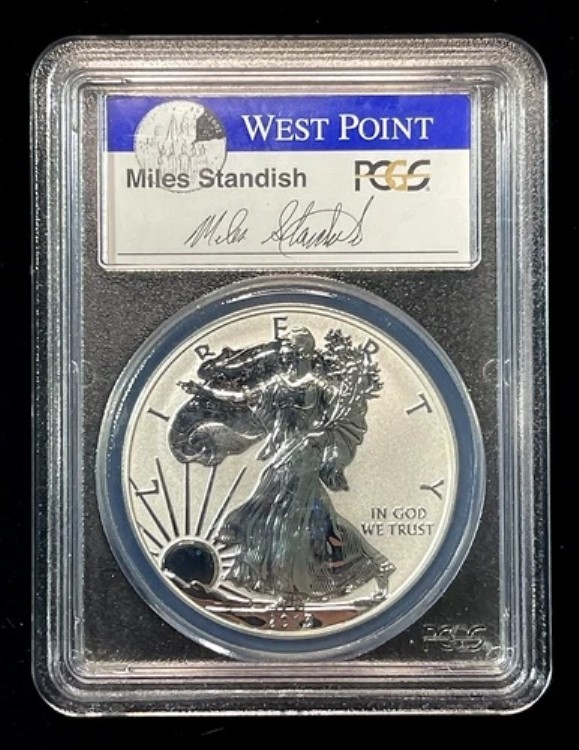 2013-W リバースプルーフ PR70 シルバーイーグル PCGS マイルズ・スタンディッシュ サイン入り | ローポップ｜WORLD RESOURCE【KING店】