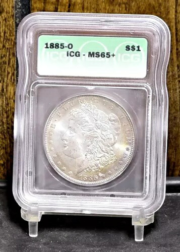 1885-O モルガン・ダラー - ICG MS65+ (#58571-L)|WORLD RESOURCE【KING店】