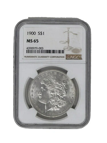 1900 P 1ドル シルバー モルガン ドル NGC MS-65|WORLD RESOURCE【KING店】