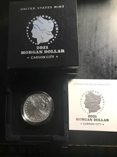 2021年カーソンシティ・プライビー・マーク・モーガン銀貨（米国造幣局オリジナルパッケージ入り）｜WORLD RESOURCE【KING店】
