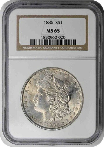1886年モルガン銀貨 MS65 NGC|WORLD RESOURCE【KING店】