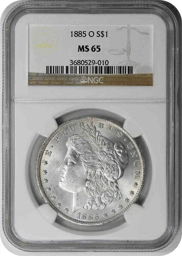 1885-O モルガン銀貨 MS65 NGC|WORLD RESOURCE【KING店】