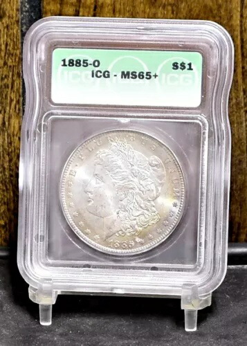 1885-O モルガン・ダラー - ICG MS65+ (#58571-L)｜WORLD RESOURCE【KING店】