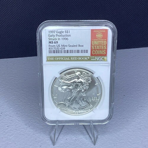 1997 NGC MS69 初期生産 シルバーイーグル 1996年製 米国造幣局 未開封|WORLD RESOURCE【KING店】