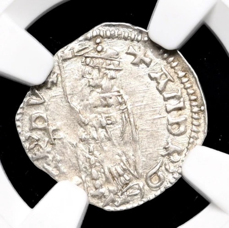 イタリア、ヴェネツィア。ドージェ・アンドレア・コンタリーニ、1368-1382。シルバーソルディーノ、NGC MS62｜WORLD RESOURCE【KING店】