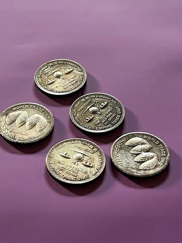 1オンス 未流通銀貨5枚｜WORLD RESOURCE【KING店】