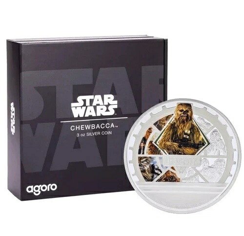 2024年スターウォーズチューバッカ3オンス銀貨Agoro製発行枚数999枚｜WORLD RESOURCE【KING店】