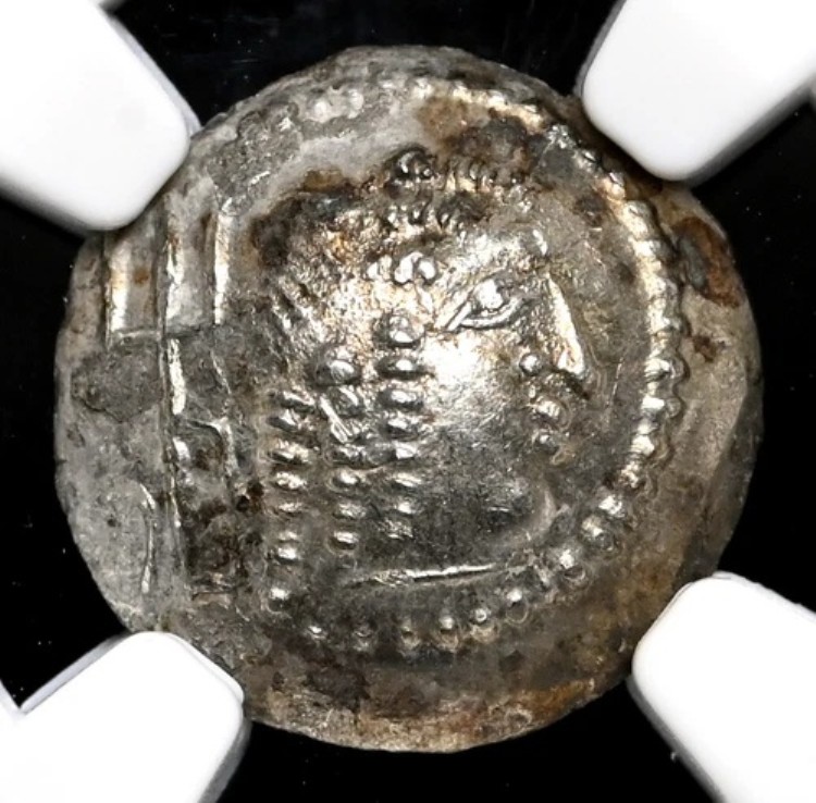 アラビア・フェリクス、ヒムヤリテス。銀ドラクマ、紀元1世紀、NGC AU|WORLD RESOURCE【KING店】