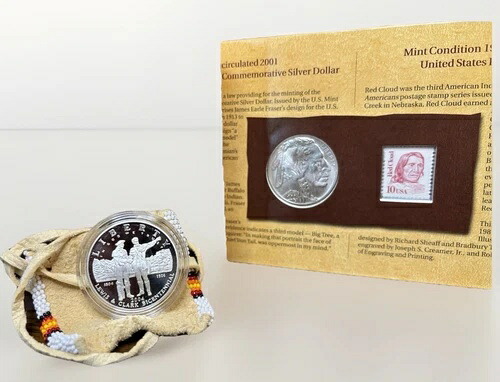 2001年および2004年の銀貨プルーフ、ルイス&クラークおよびバッファロー・コモン銀貨(ポーチ付き)|WORLD RESOURCE【KING店】