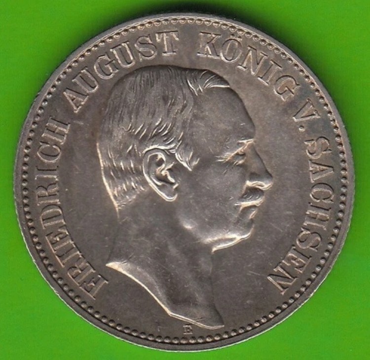銀貨 マルク ザクセン 2マルク 1905年 状態良好 NSWライプツィヒ|WORLD RESOURCE【KING店】