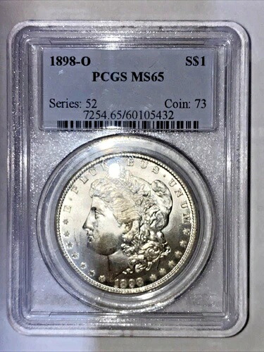 1898-O モーガン シルバードル PCGS MS65 シリーズ: 52 コイン: 73|WORLD RESOURCE【KING店】