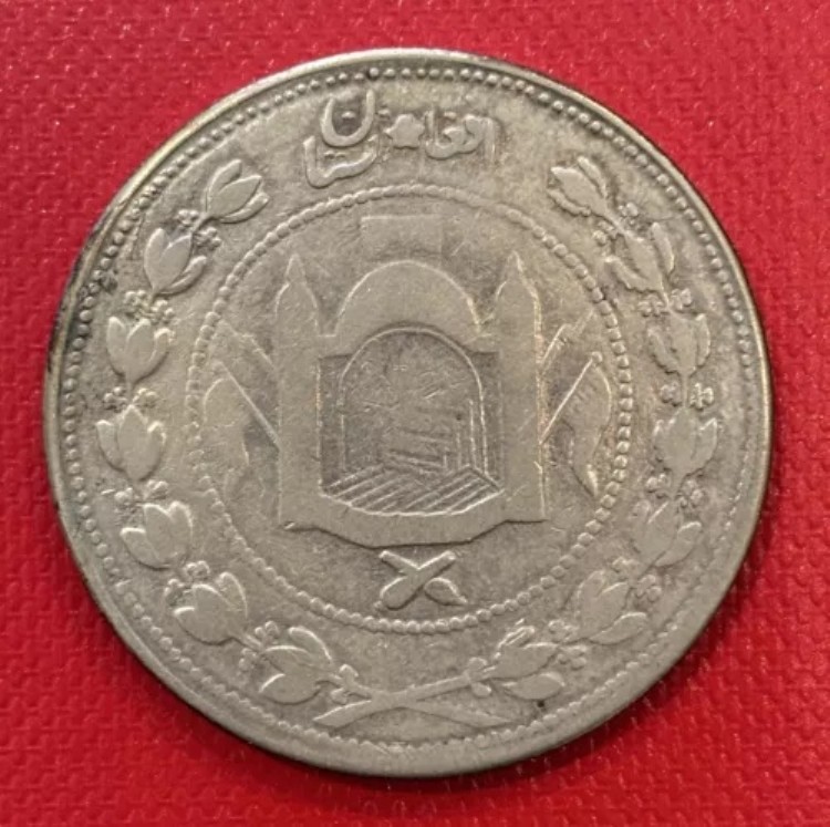 1326年（西暦1908年）アフガニスタン ハビブッラー 5ルピー、45.4グラム ビッグシルバー、KM# 843、希少｜WORLD RESOURCE【KING店】